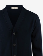 Cardigan Retro Bomull Navy