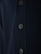 Cardigan Retro Bomull Navy