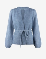 Fredrikke Cardigan Mohair Denimblå