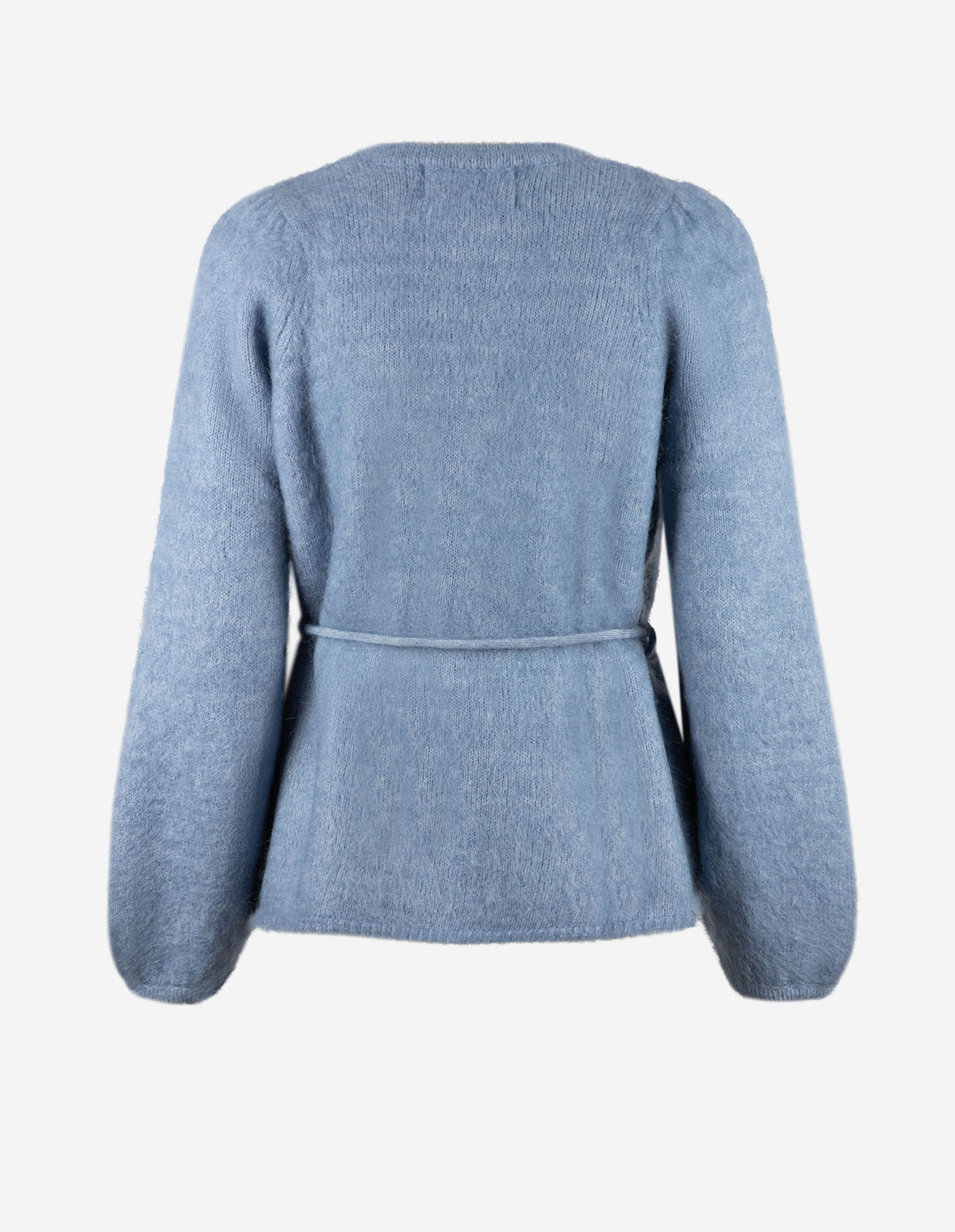 Fredrikke Cardigan Mohair Denimblå
