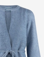 Fredrikke Cardigan Mohair Denimblå