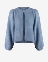 Amelia Cardigan Mohair Denimblå