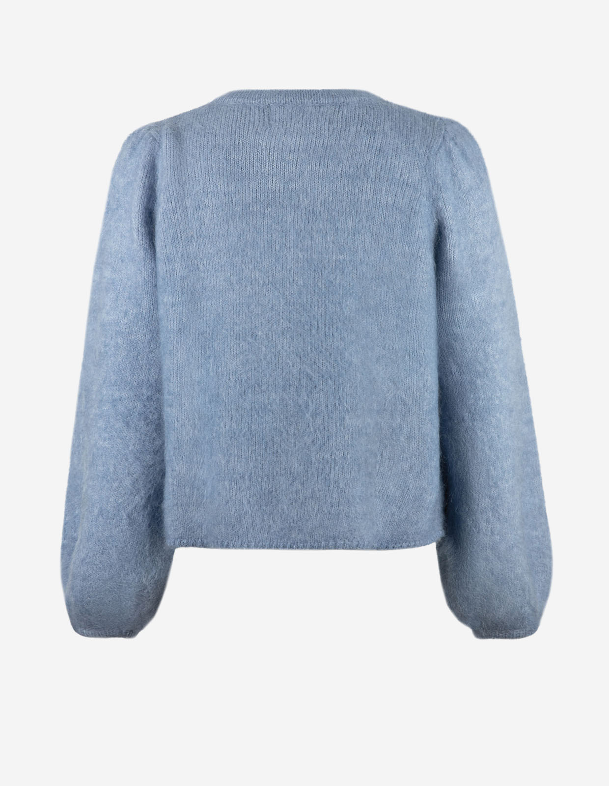 Amelia Cardigan Mohair Denimblå