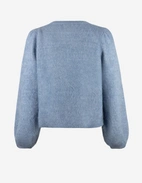 Amelia Cardigan Mohair Denimblå