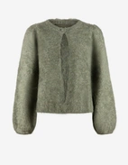 Amelia Cardigan Mohair Salviagrön