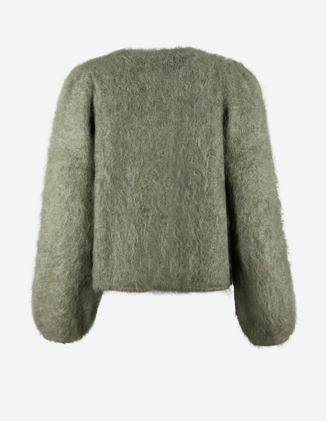 Amelia Cardigan Mohair Salviagrön