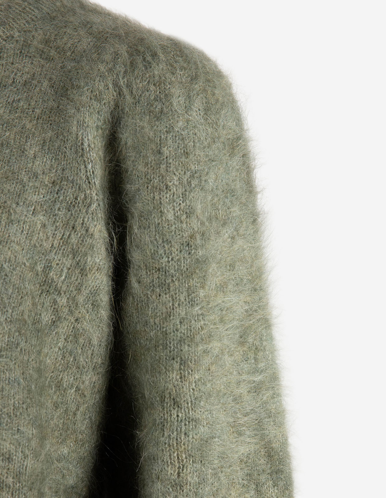 Amelia Cardigan Mohair Salviagrön