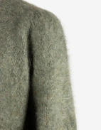 Amelia Cardigan Mohair Salviagrön