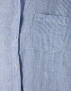 Moa SS Skjorta Vit/Blå