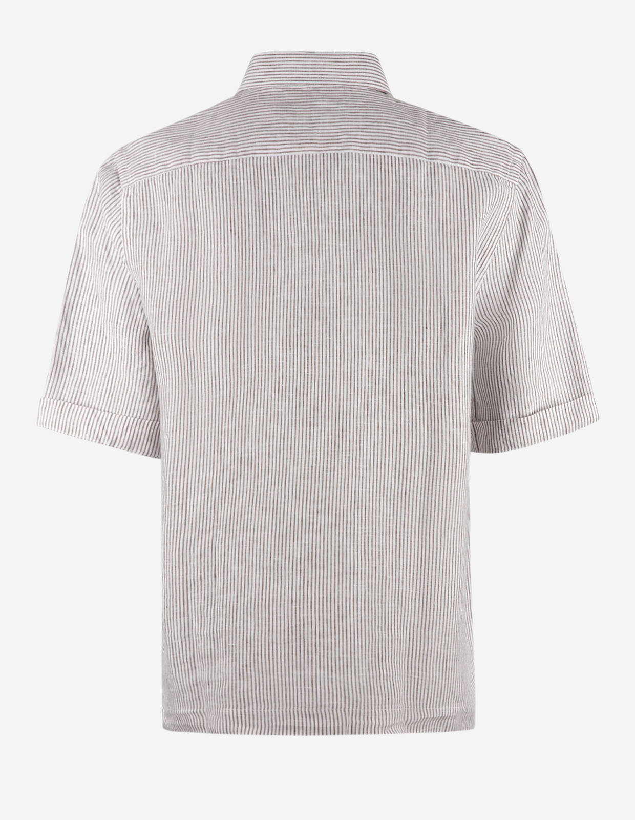 Moa SS Skjorta Vit/Brun