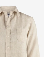 Mimmi Skjorta Linne Beige