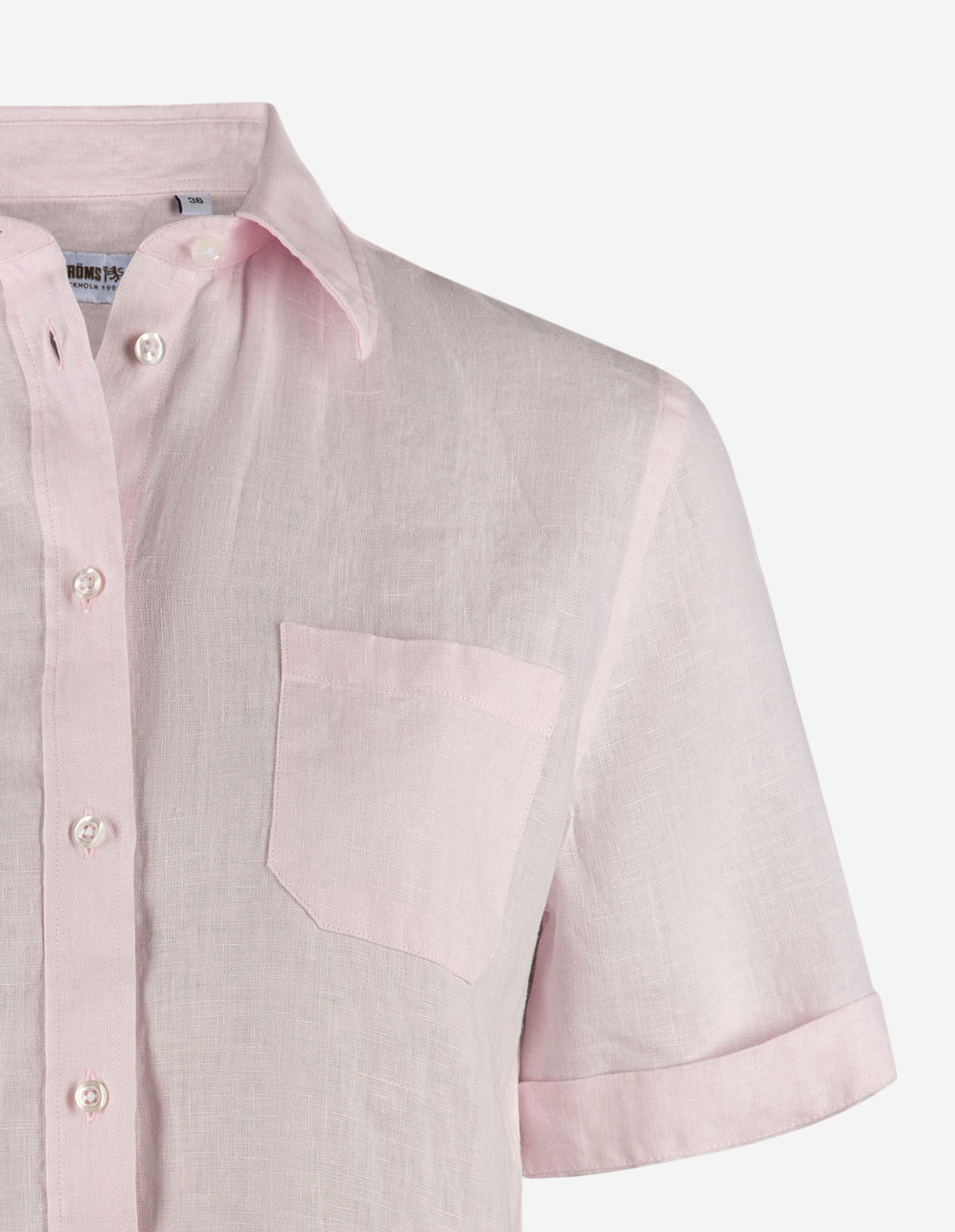 Moa SS Skjorta Ljusrosa