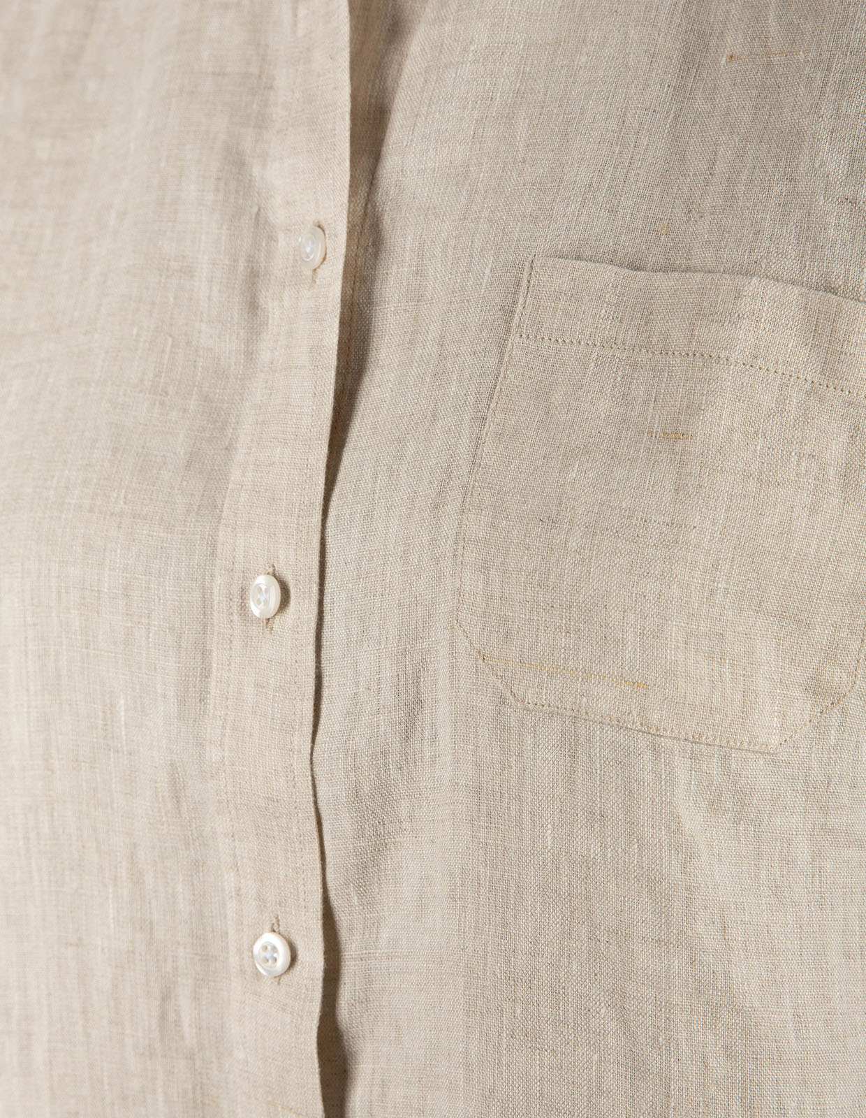 Moa SS Skjorta Beige