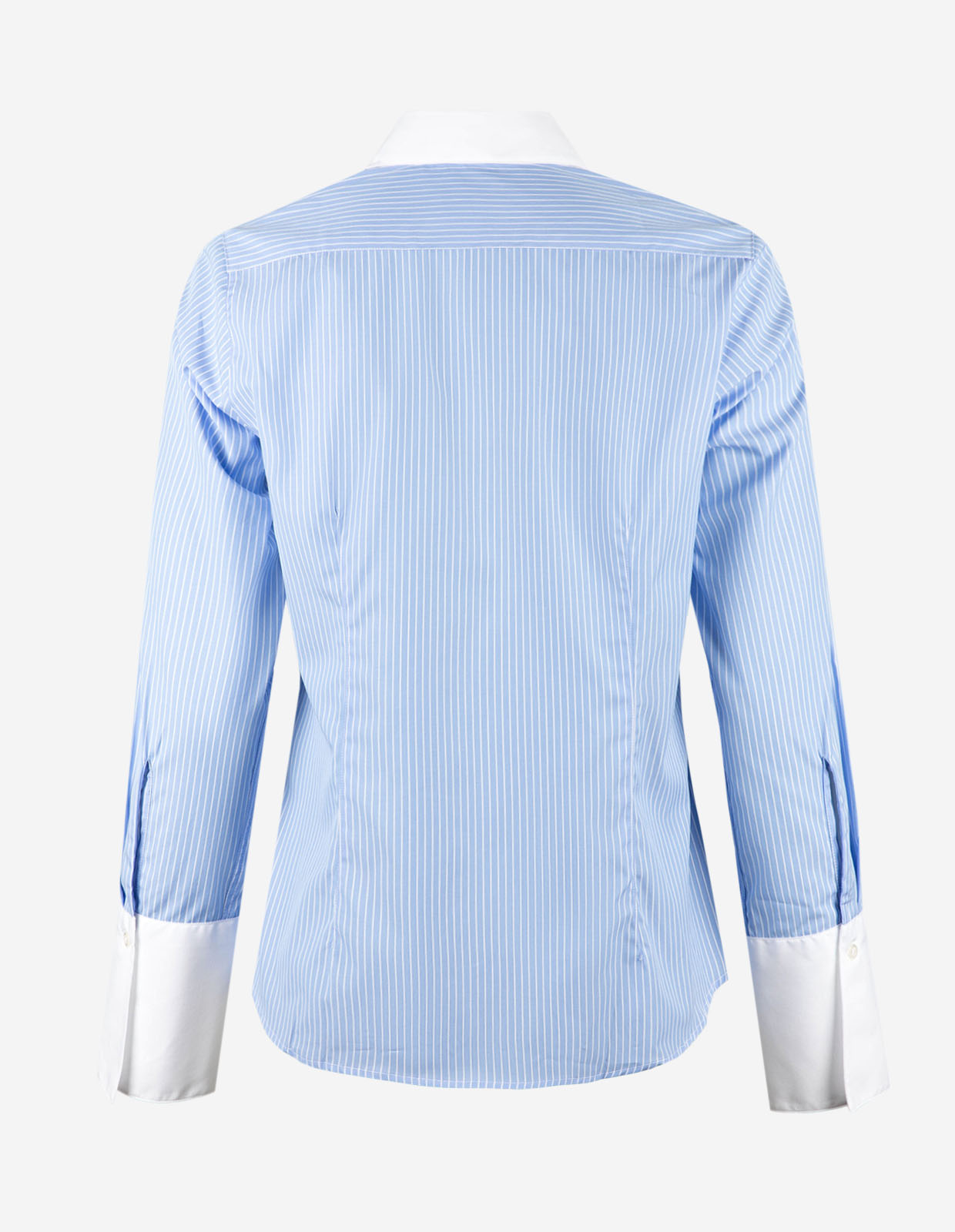 Molly Skjorta Ljusblå/Vit