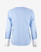 Molly Skjorta Ljusblå/Vit