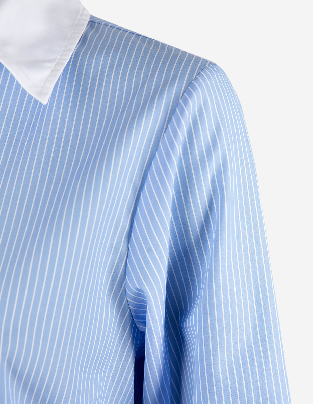 Mirja Skjorta Ljusblå/Vit