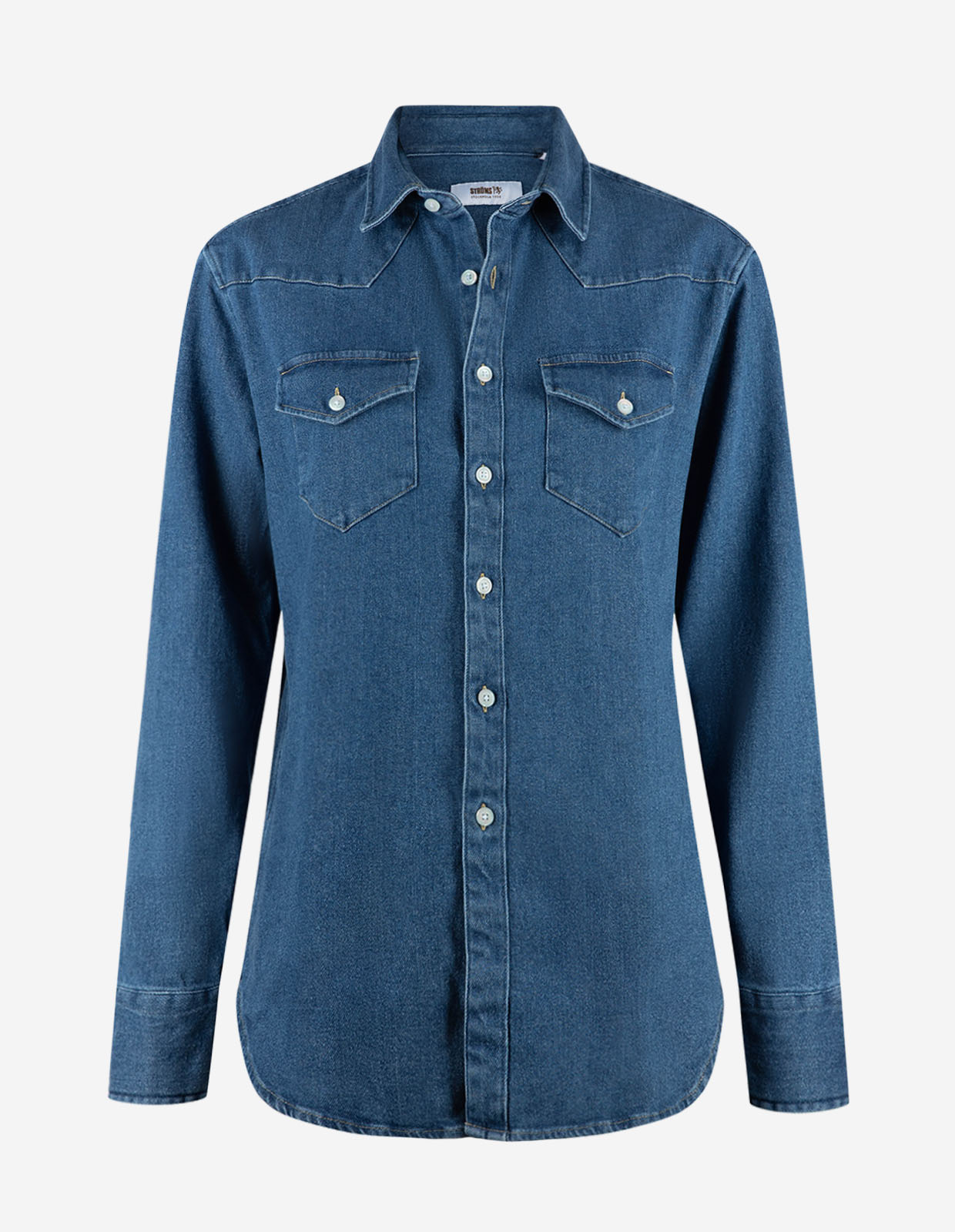 Maja Overshirt Denim Blå