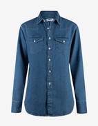 Maja Overshirt Denim Blå