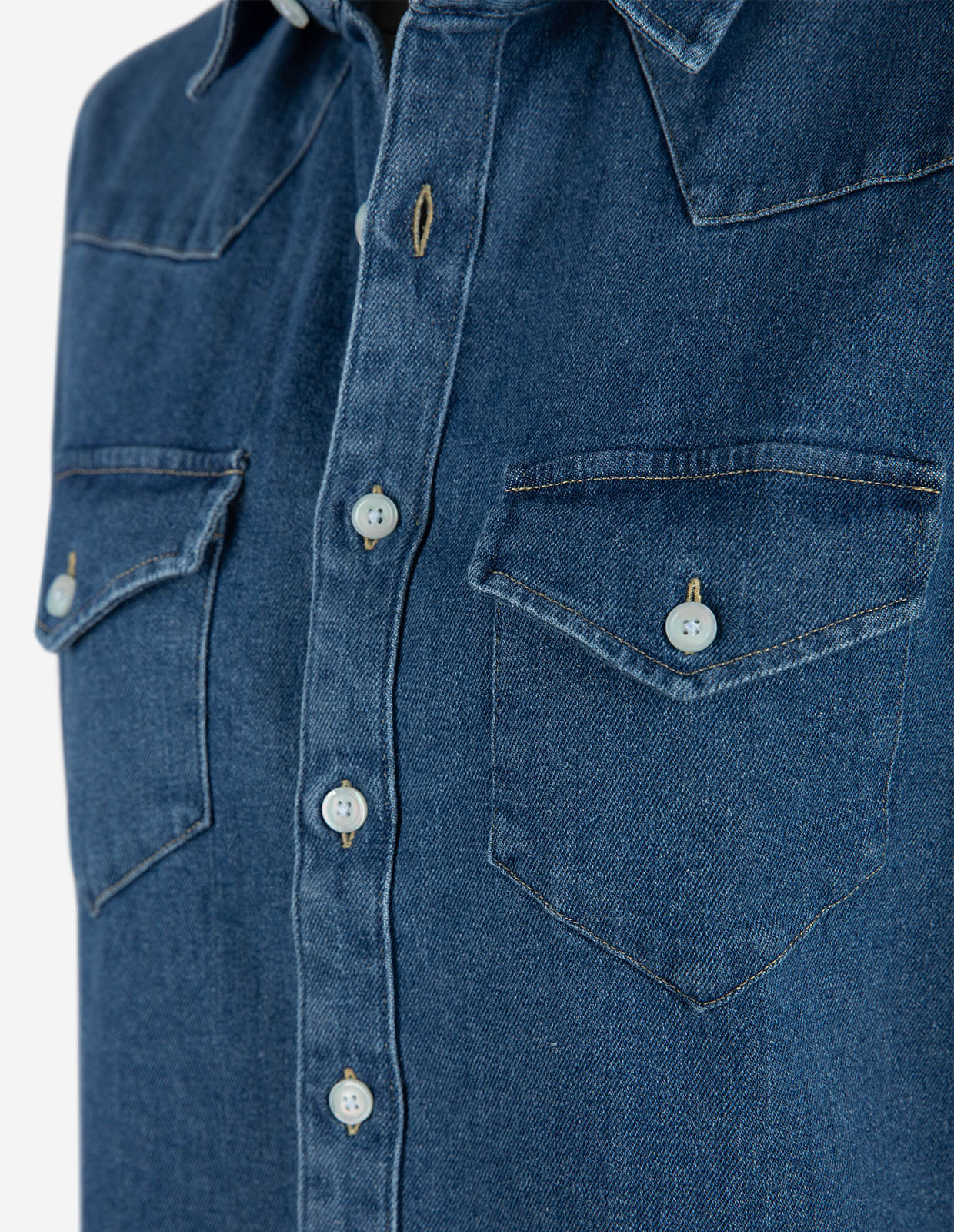 Maja Overshirt Denim Blå