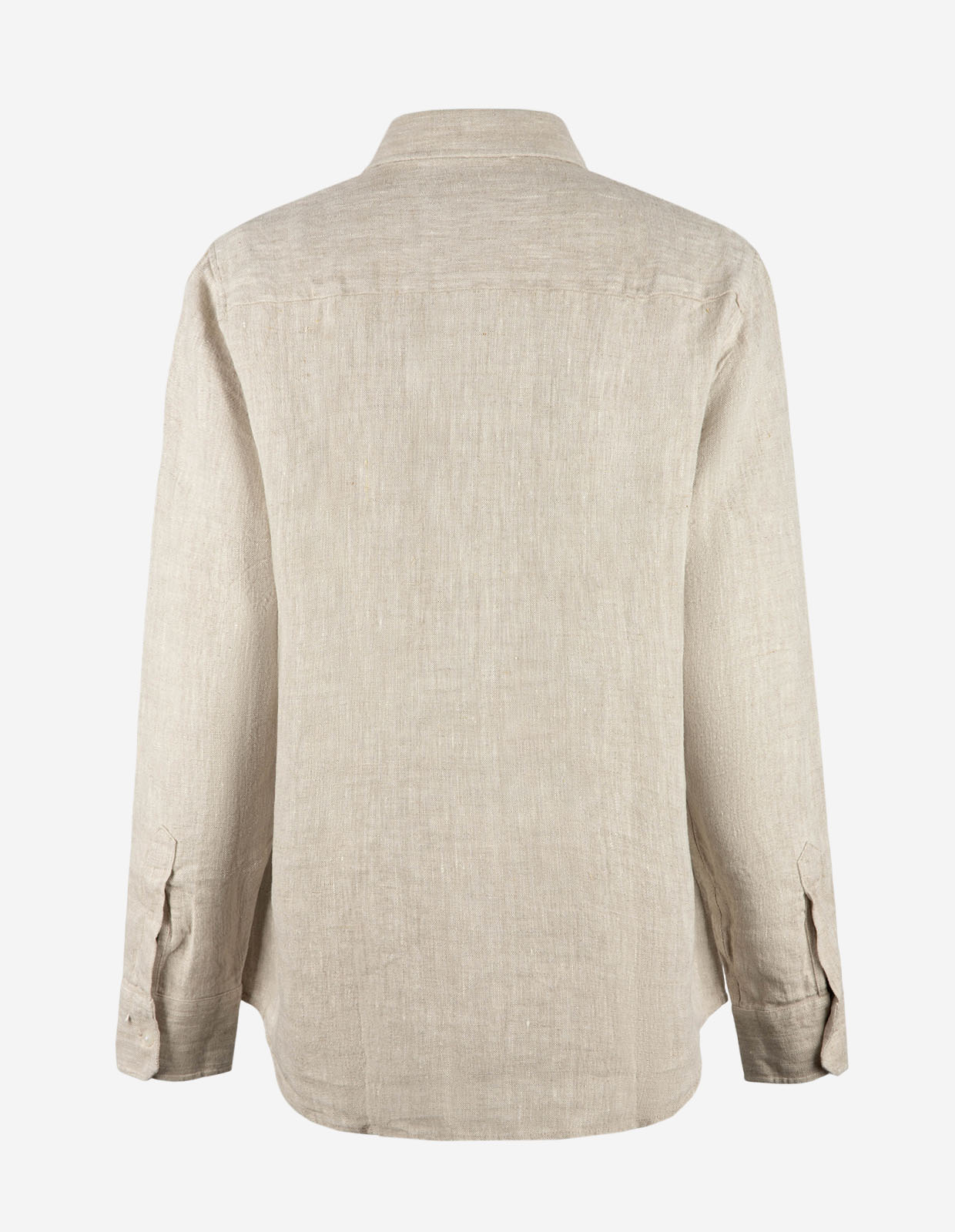 Maja Overshirt Linne Sandbeige 40