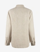 Maja Overshirt Linne Sandbeige 40