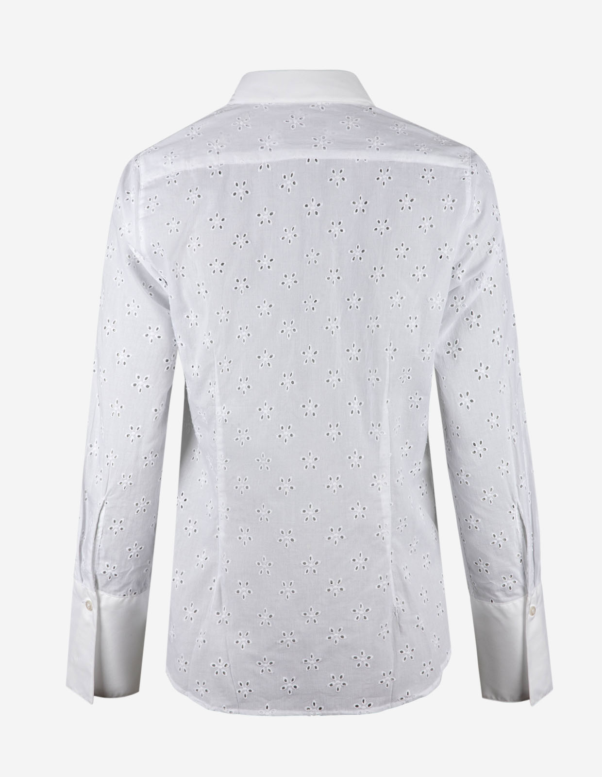 Molly Skjorta Embroidery Anglais Vit