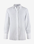 Mirja Skjorta Emboidery Anglais Vit