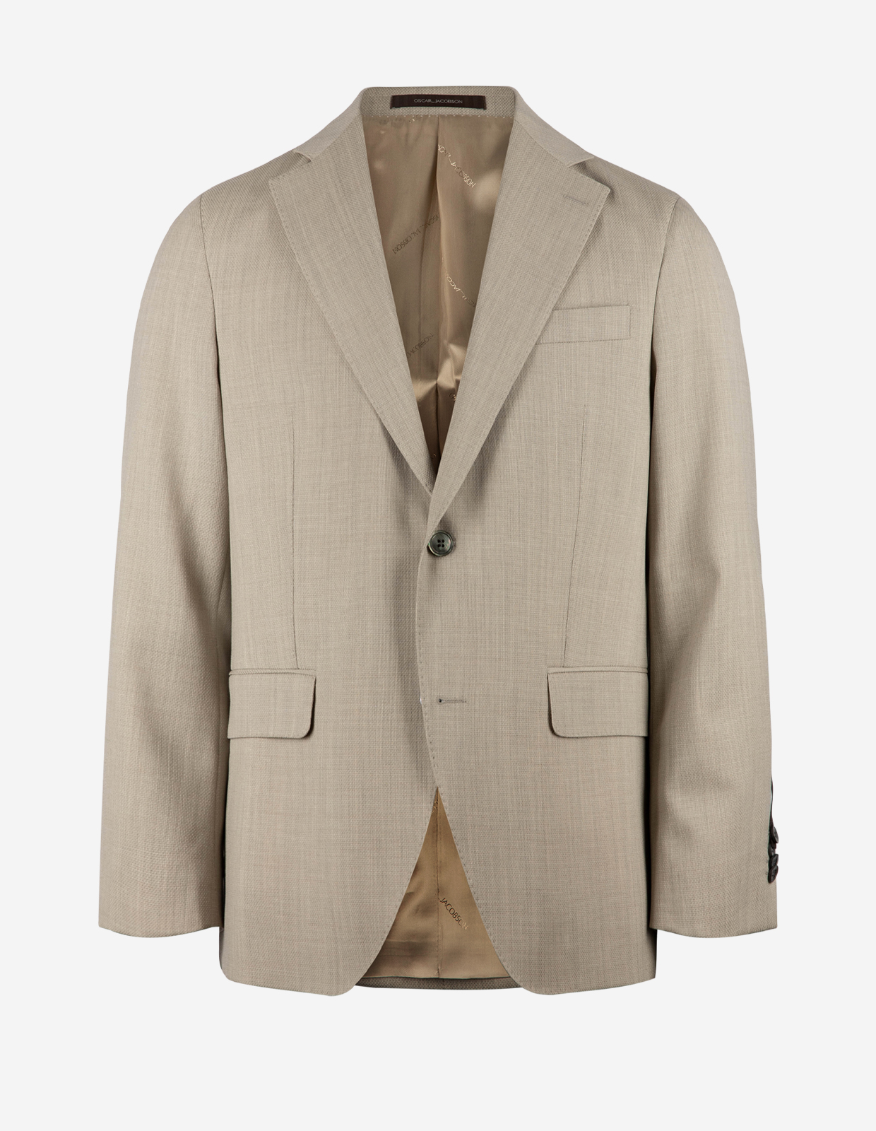 Fogerty Kavaj Strukturerad Ull Beige