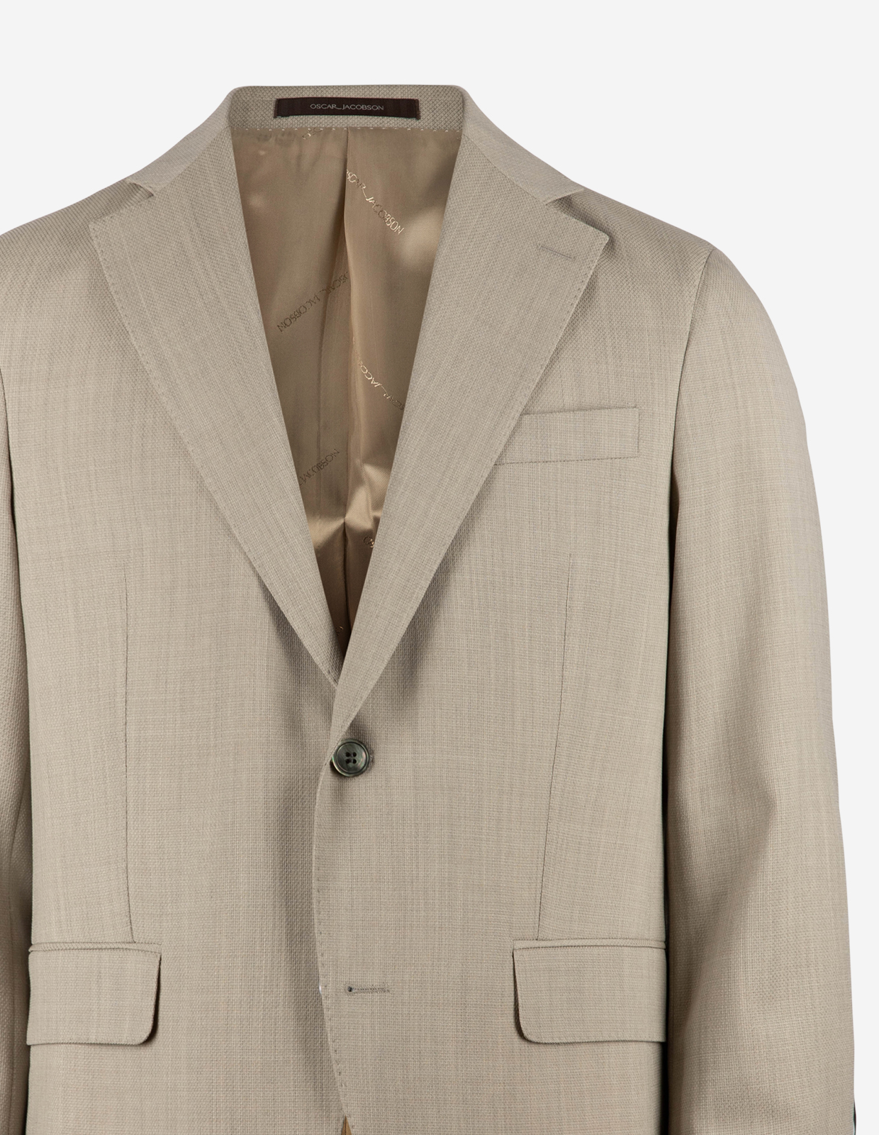 Fogerty Kavaj Strukturerad Ull Beige