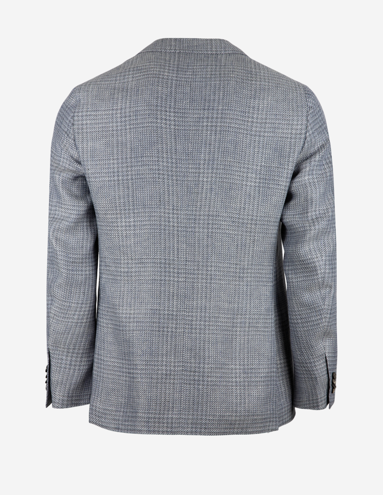 Aida Kavaj Linne Ull Glencheck Ljusblå