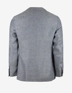 Aida Kavaj Linne Ull Glencheck Ljusblå