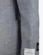 Aida Kavaj Linne Ull Glencheck Ljusblå