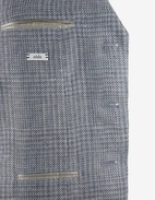 Aida Kavaj Linne Ull Glencheck Ljusblå