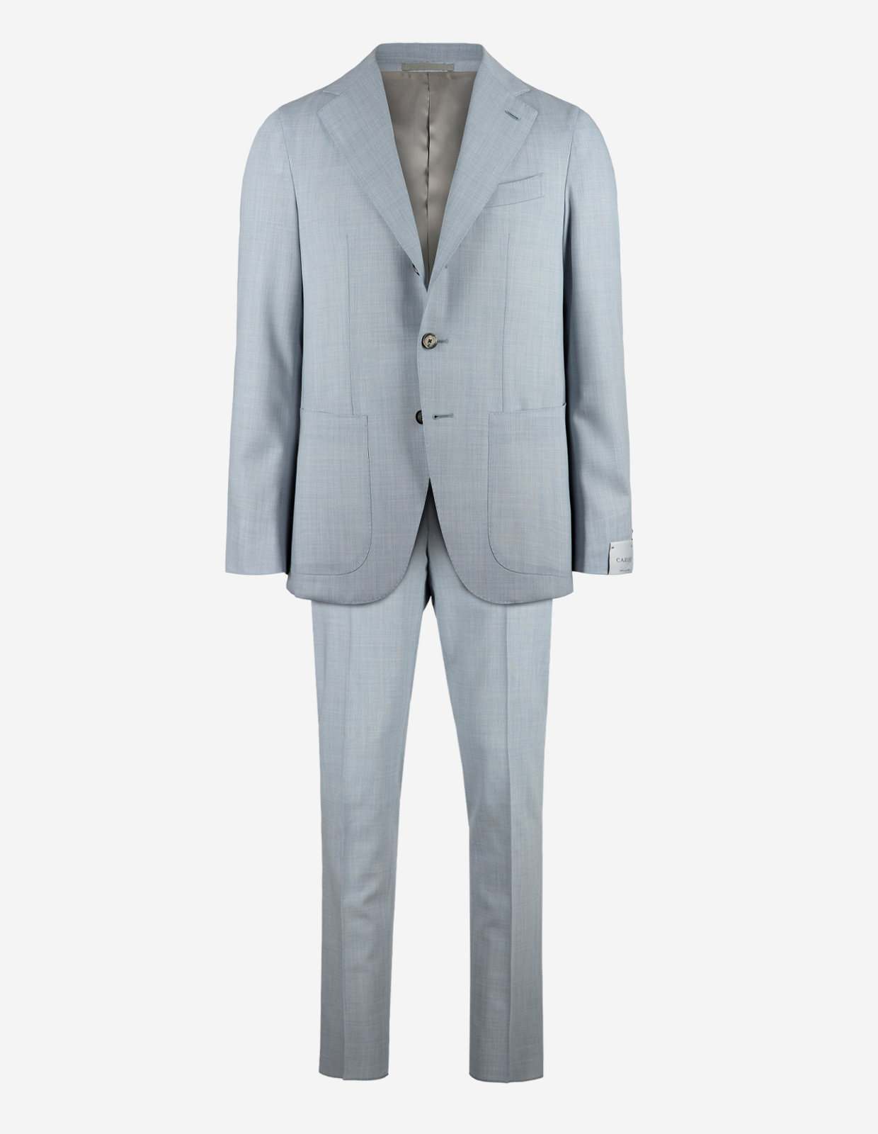 Aida Kostym Loro Piana Ull Ljusblå