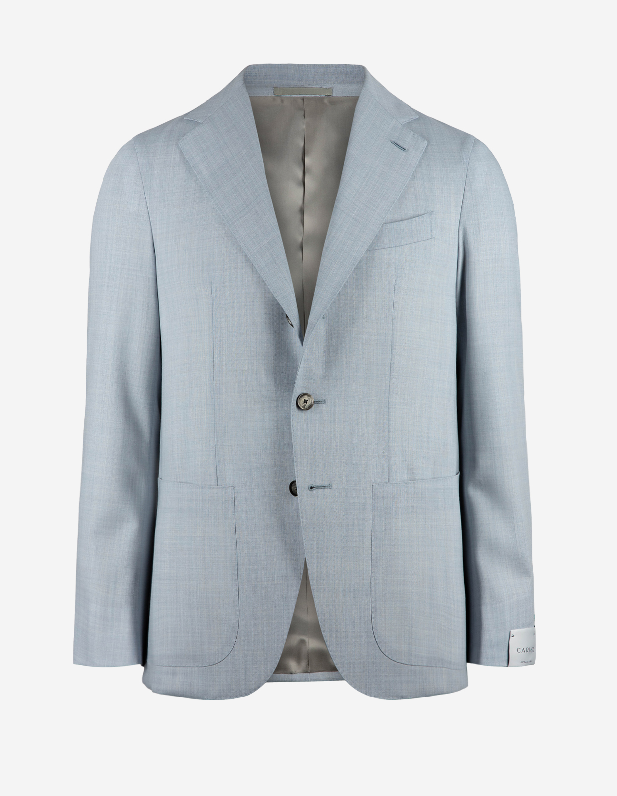 Aida Kostym Loro Piana Ull Ljusblå