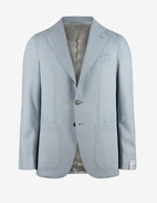 Aida Kostym Loro Piana Ull Ljusblå