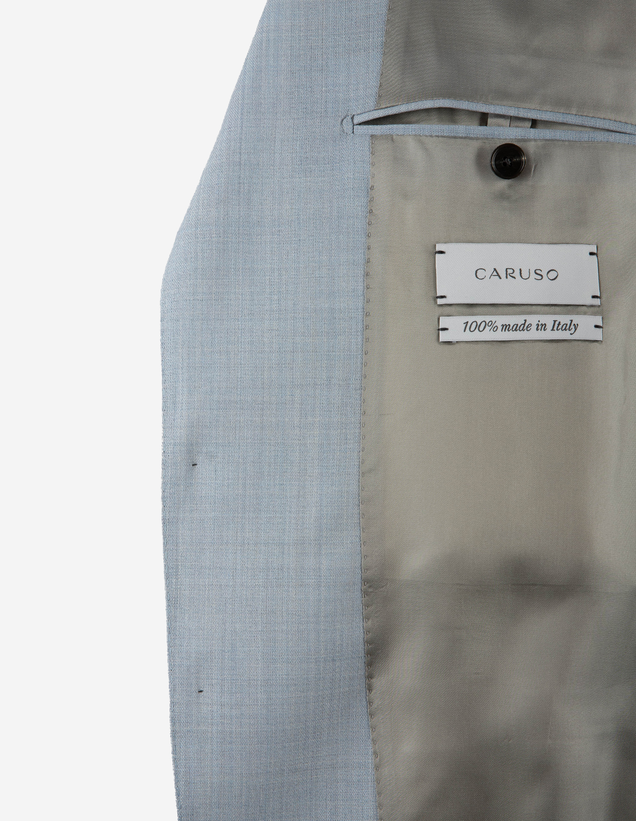 Aida Kostym Loro Piana Ull Ljusblå