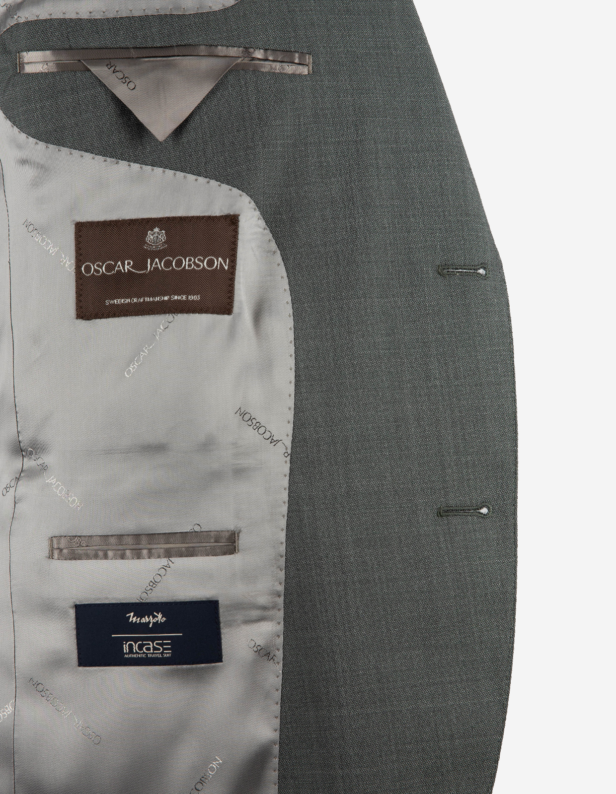 Fogerty Dandy Kostym Ull Grön