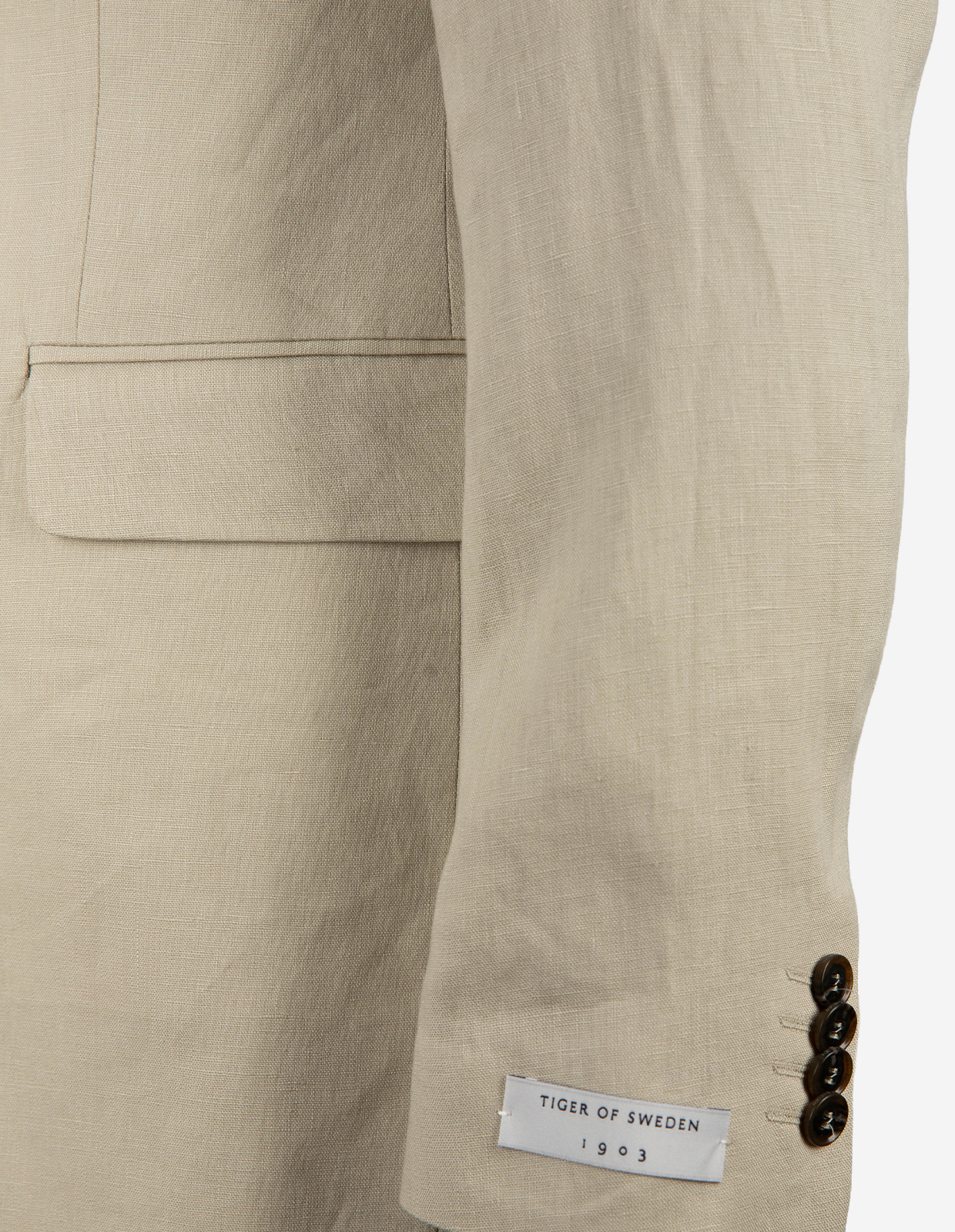 Justin Kavaj Linne Ljusbeige