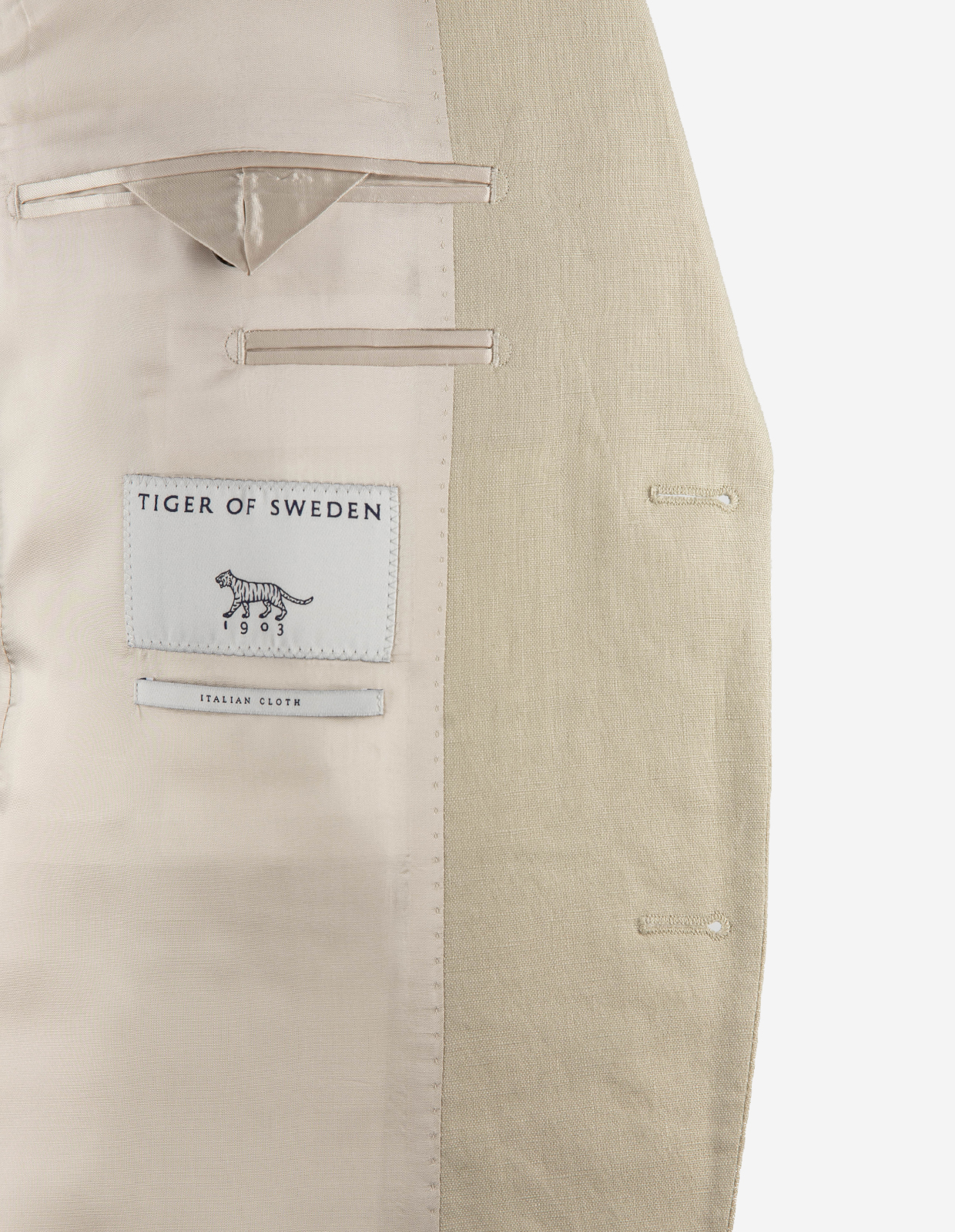 Justin Kavaj Linne Ljusbeige