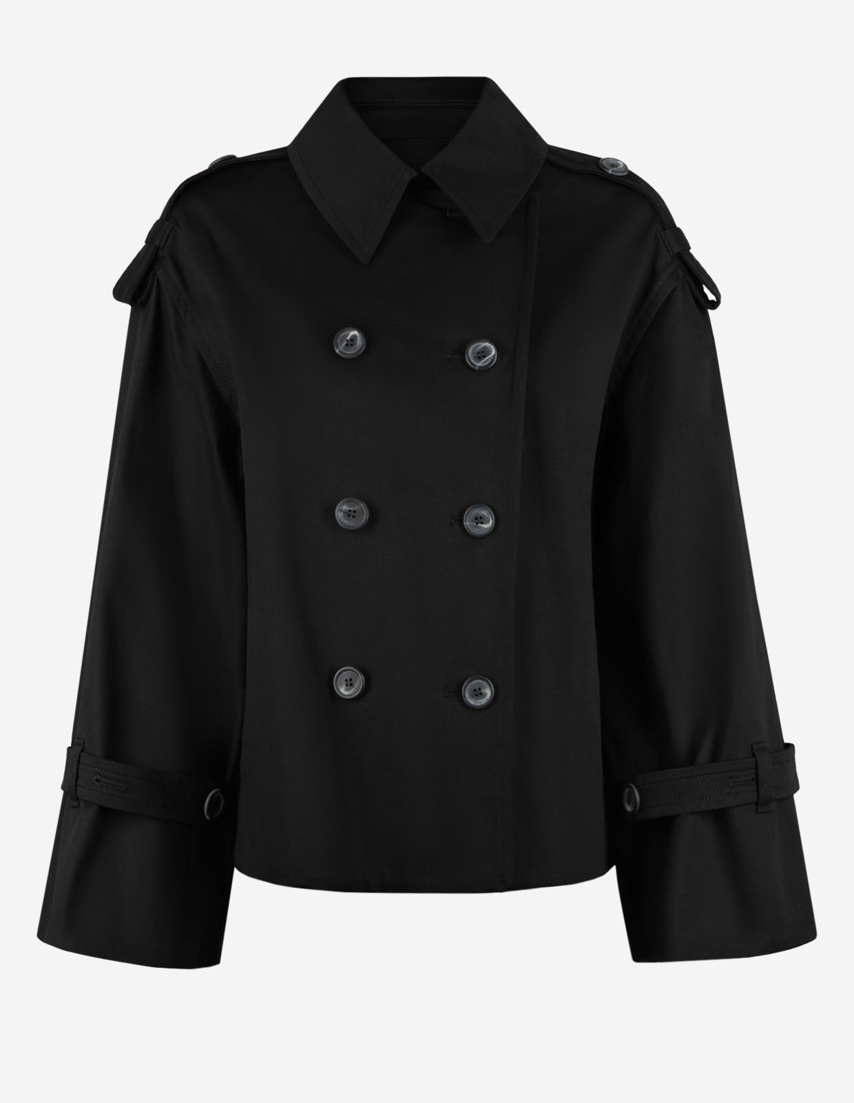 Alisandra Peacoat Svart