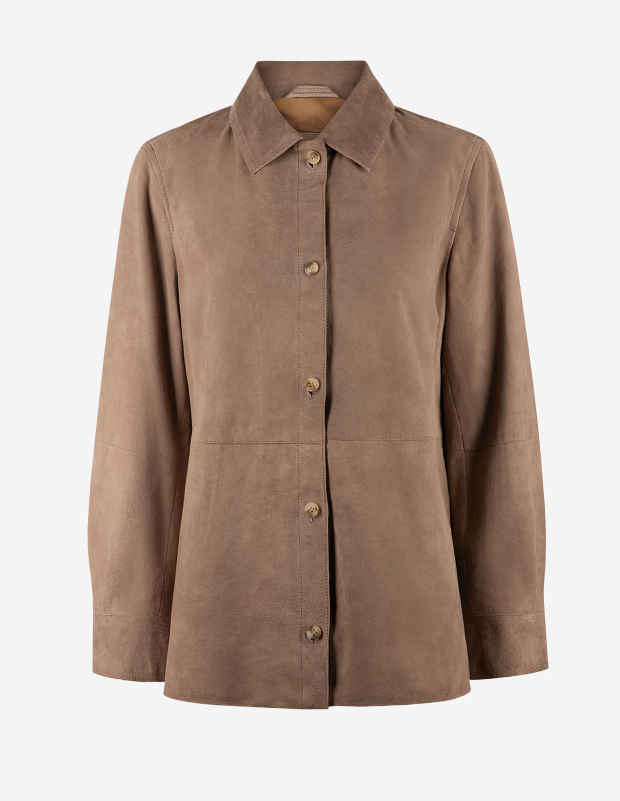 Cassy Overshirt Gråbeige