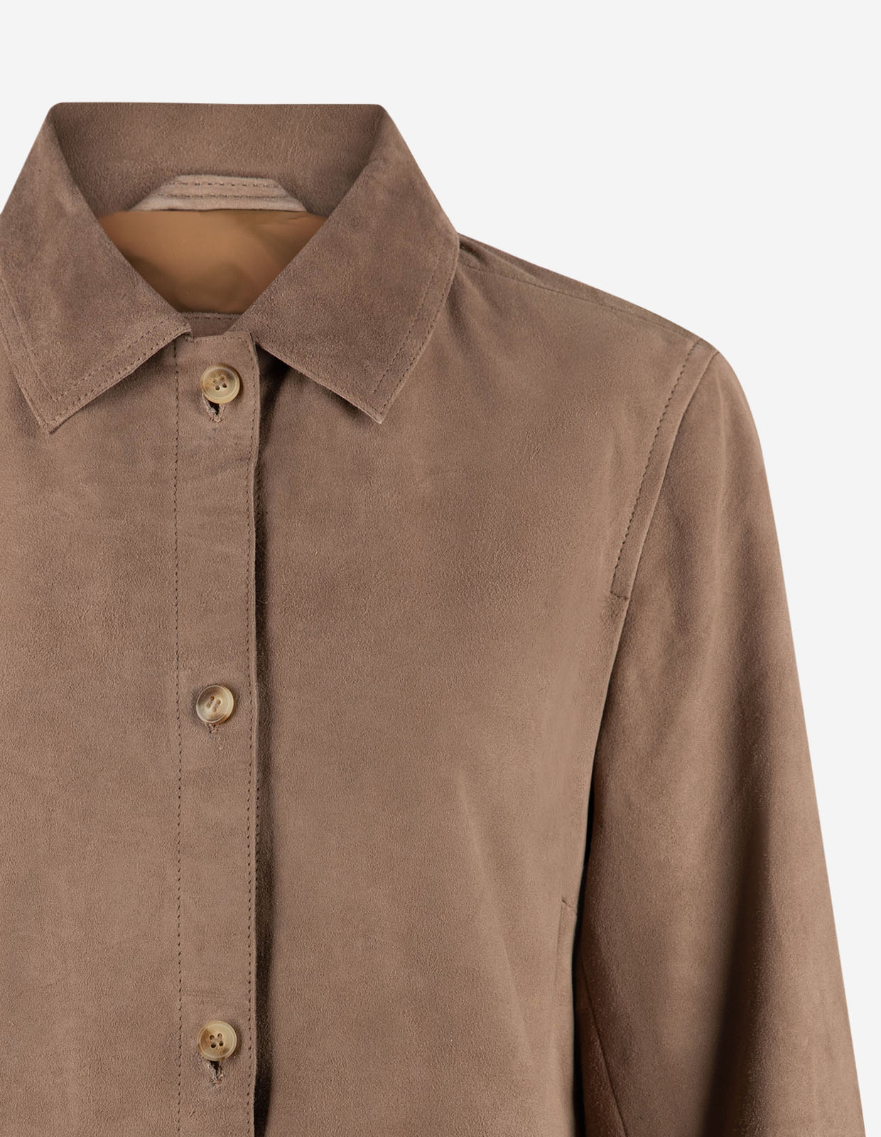 Cassy Overshirt Gråbeige