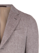Tosca Jacket Linen Wool Herringbone Beige/Brown