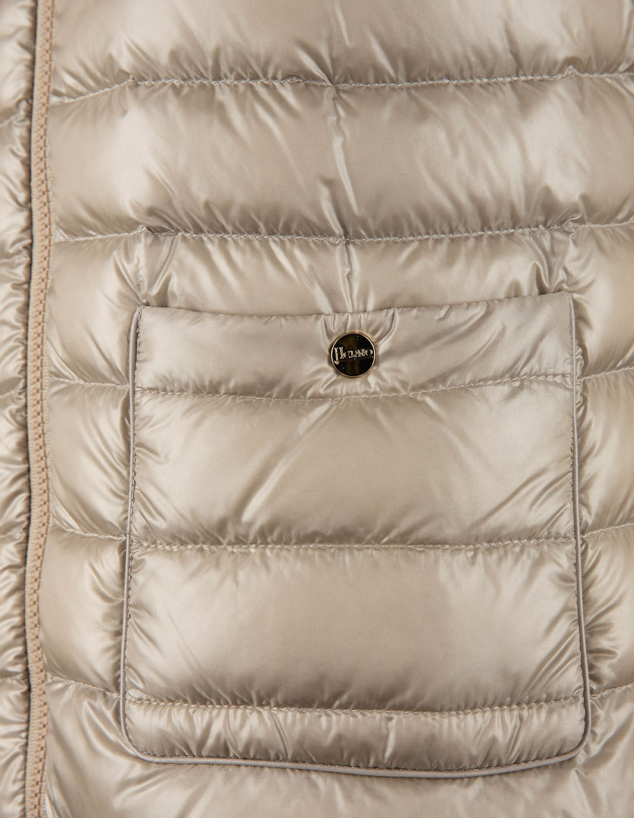 Jacka Lättviktsdun Ljusbeige