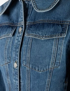 Villies Jeansjacka Denimblå
