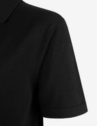 Open Polo Piquet Svart