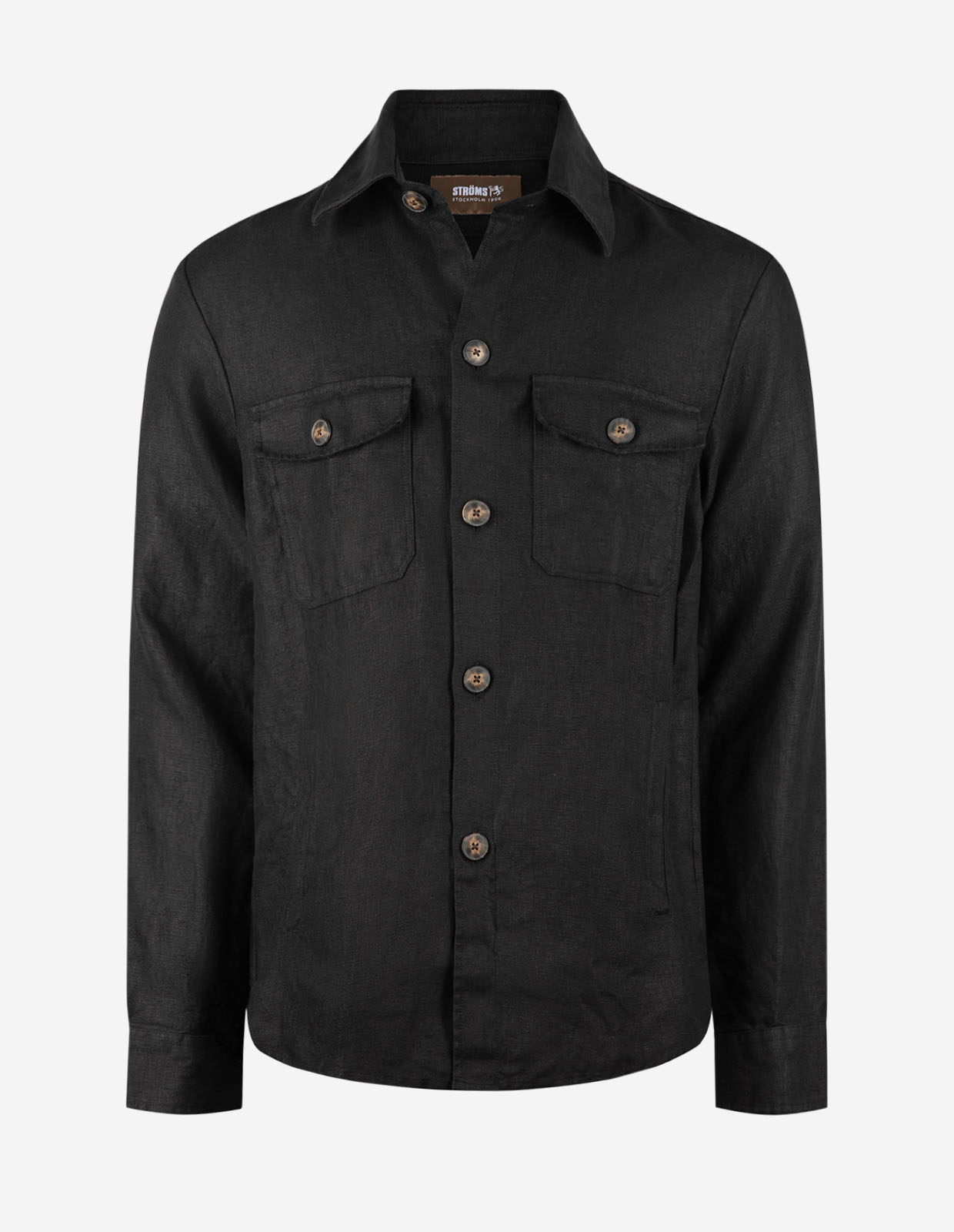 Firenze Overshirt Linne Svart