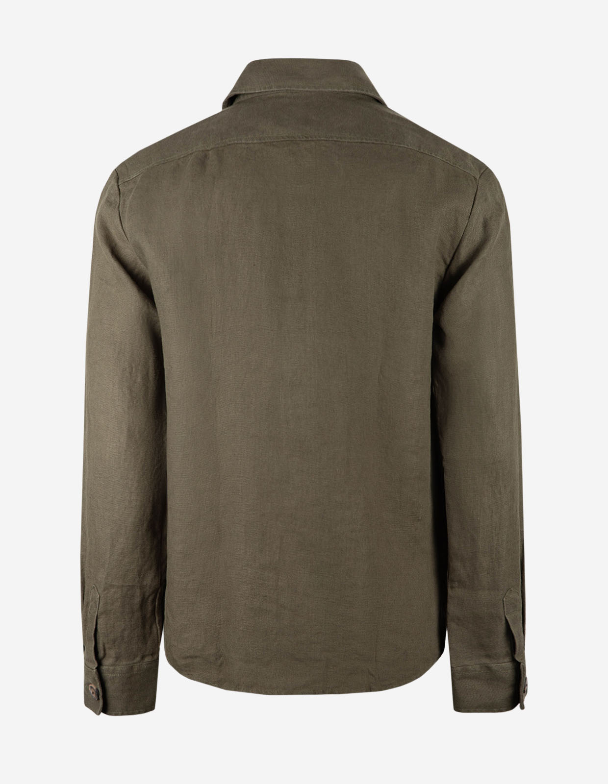 Firenze Overshirt Linne Olivgrön