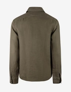 Firenze Overshirt Linne Olivgrön
